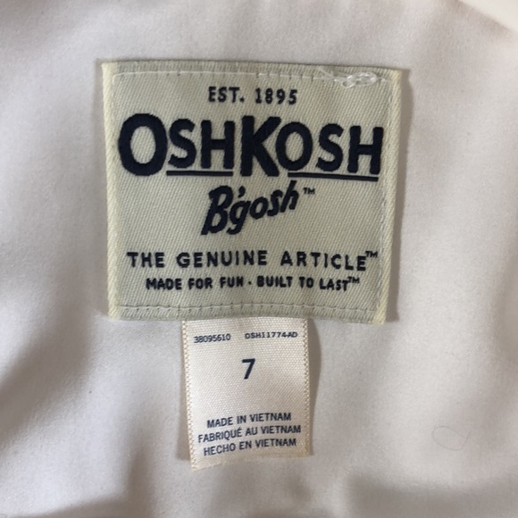 Fur jacket like new Oshkosh size 7 girls adorable - Picture 3 of 3